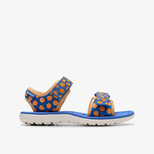 Roald Dahl James & the Giant Peach Surfing Air Kid Blue Clarks Kids