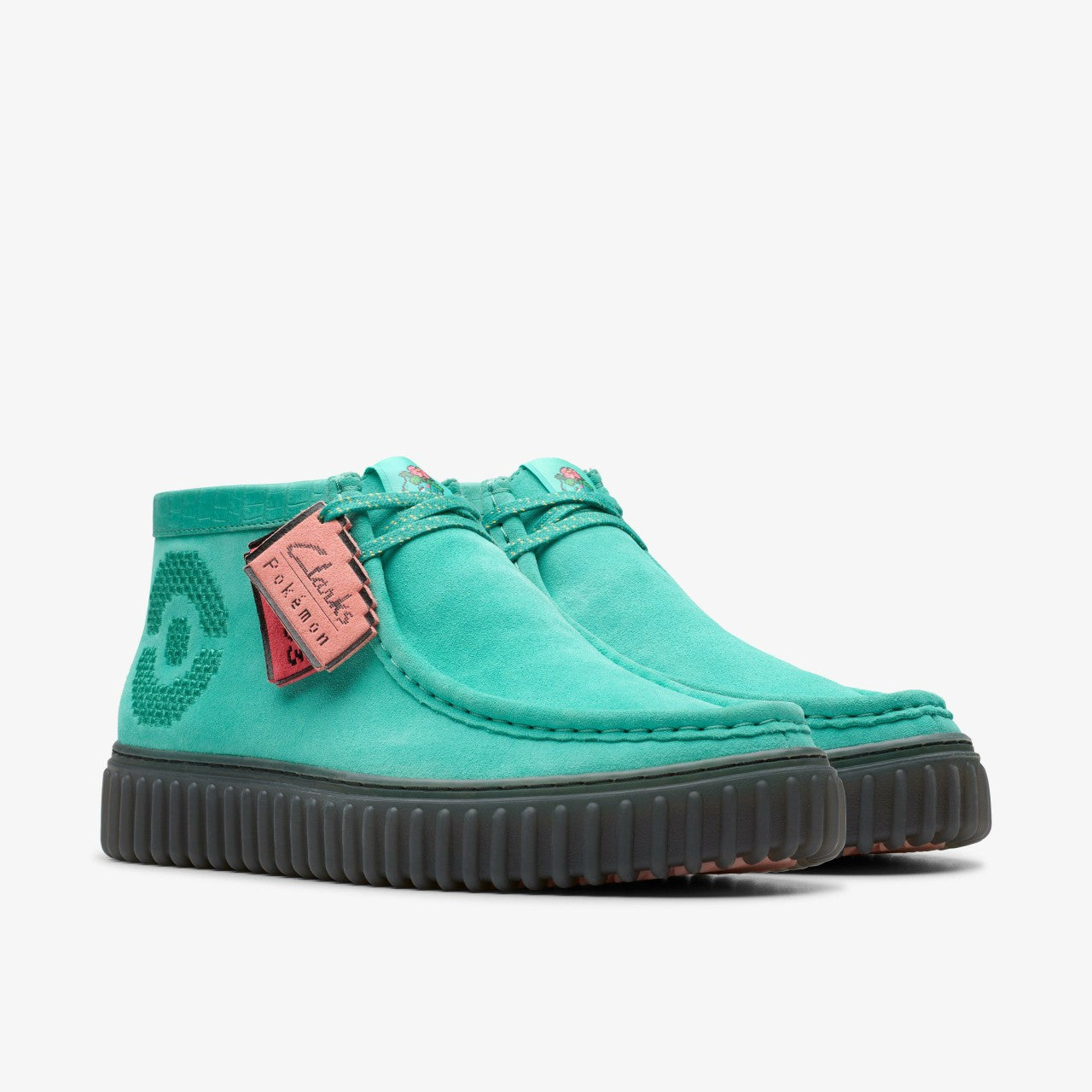 Torhill Explore Turquoise Suede Clarks Men|Women