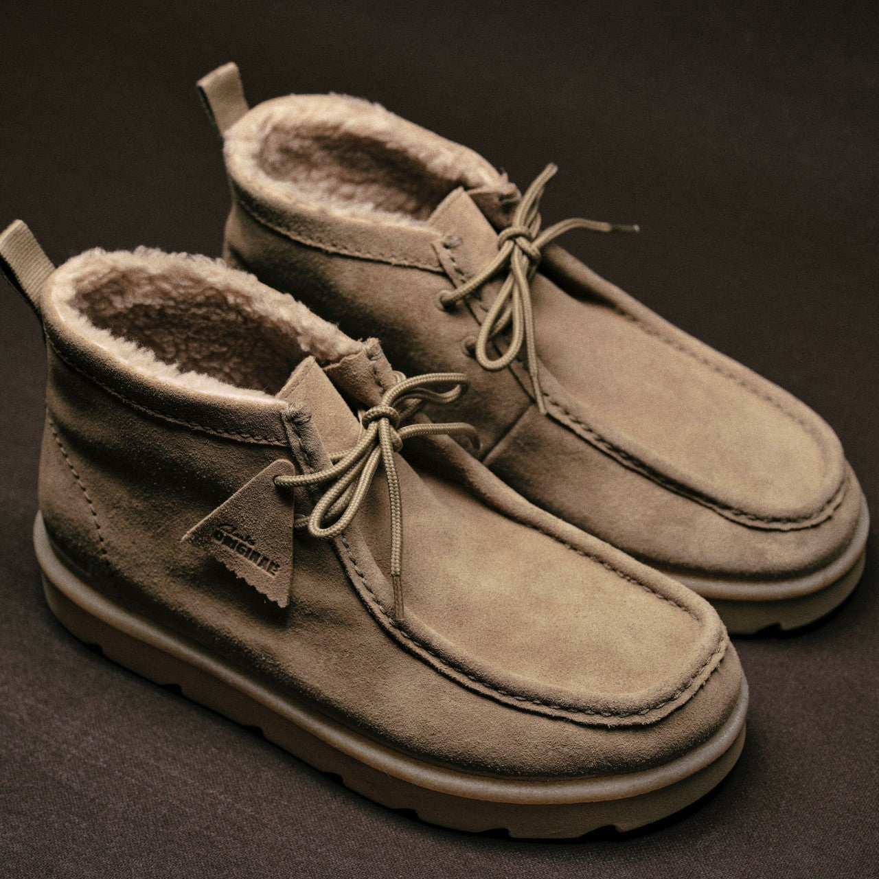 Meare Walla Boot Dark Sand Warmlined Clarks Men