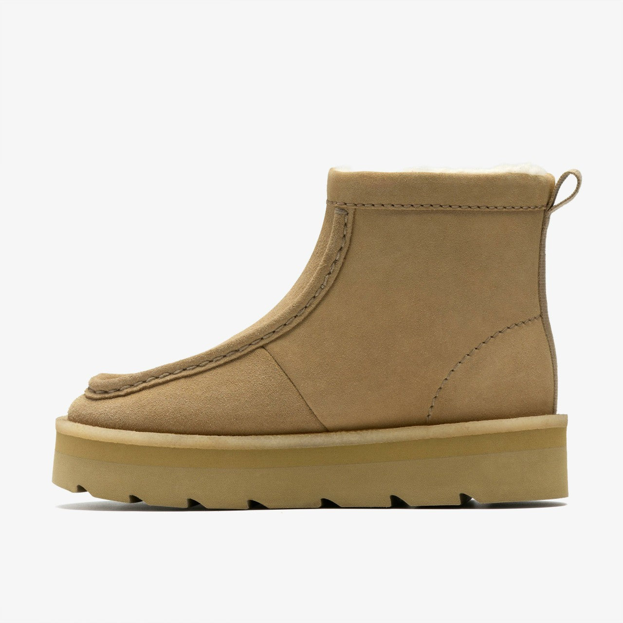Meare Rooey Dark Sand Warmlined Clarks Women