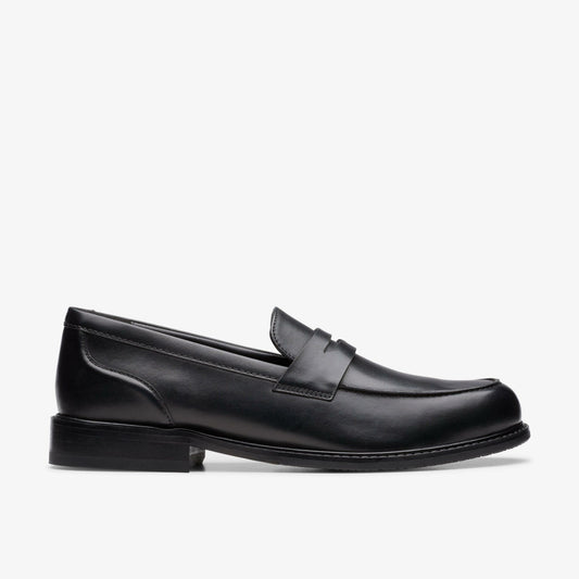 Craft Arlo Lo Black Leather Clarks Men