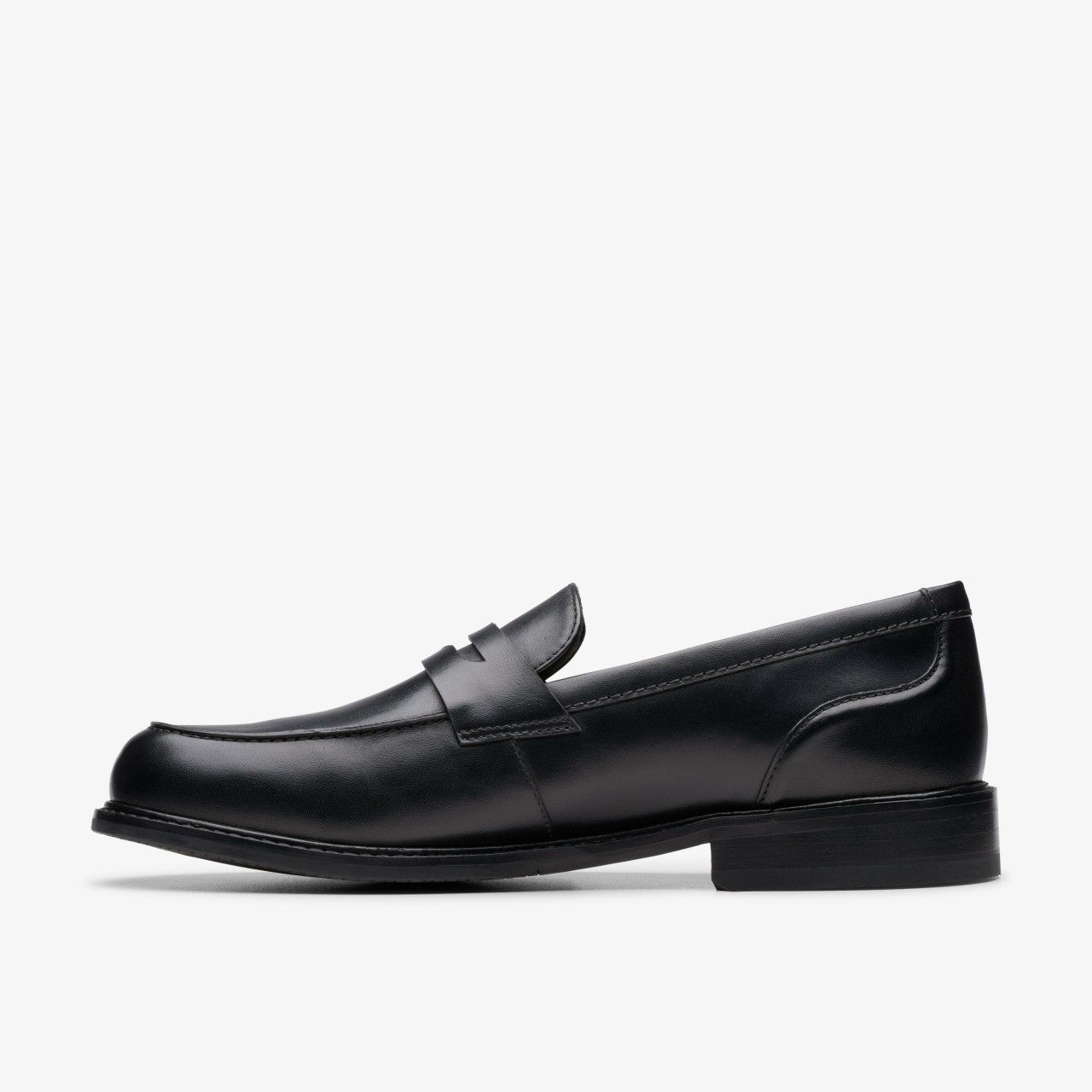 Craft Arlo Lo Black Leather Clarks Men