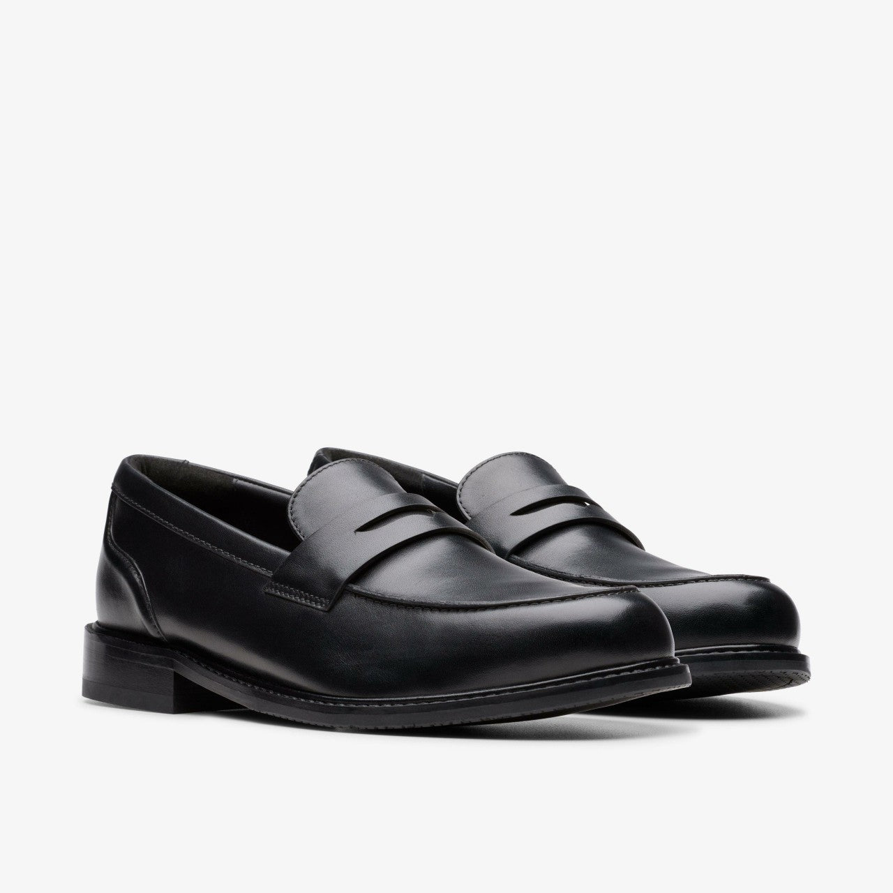Craft Arlo Lo Black Leather Clarks Men