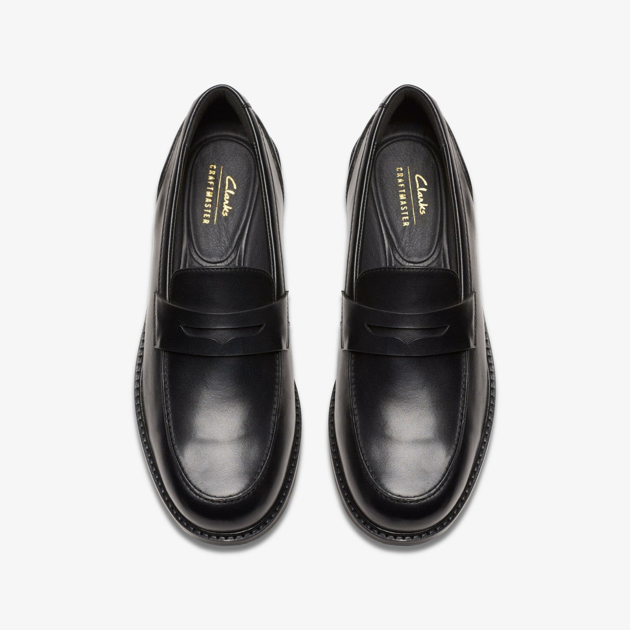 Craft Arlo Lo Black Leather Clarks Men