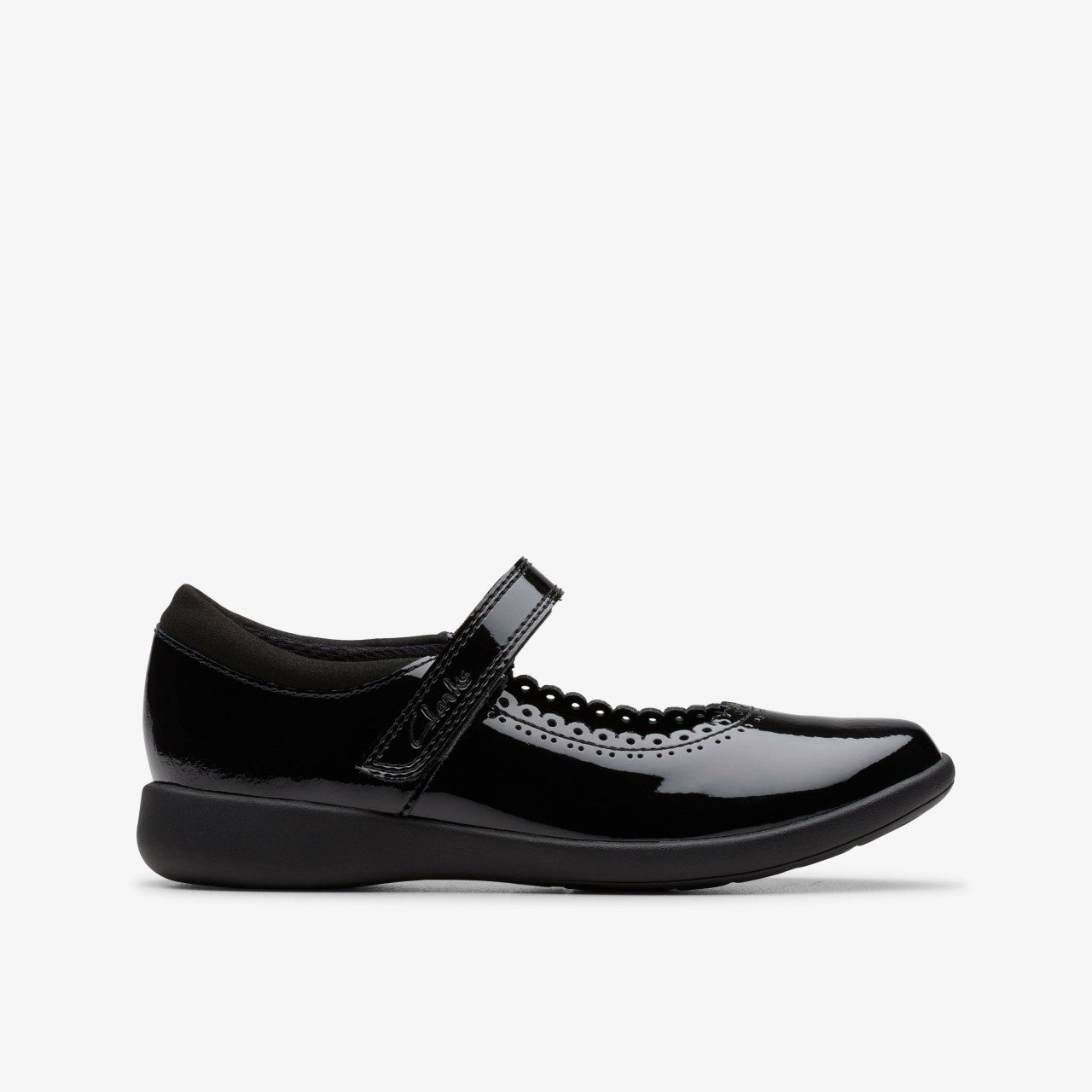 Etch Pure Kid Black Patent Clarks Kids