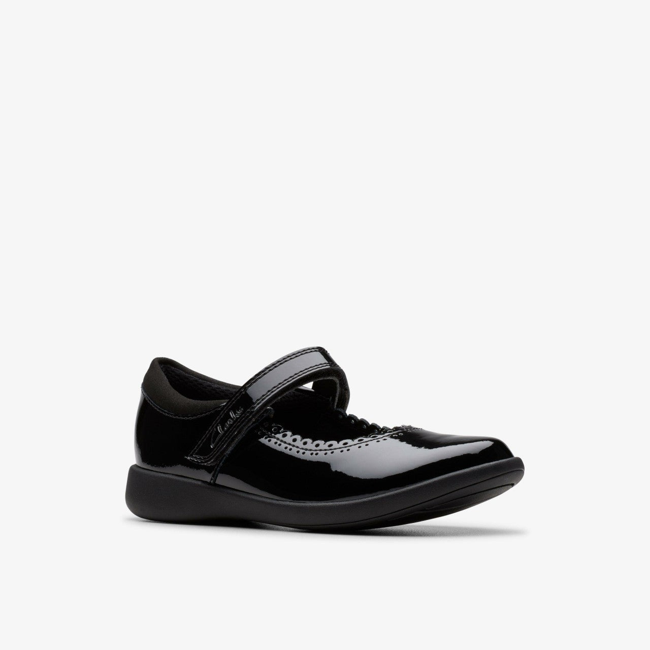 Etch Pure Kid Black Patent Clarks Kids