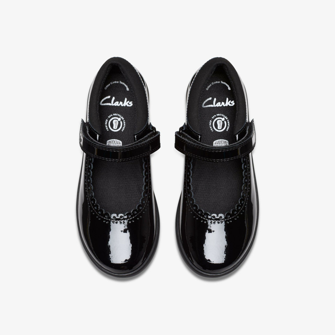 Etch Pure Kid Black Patent Clarks Kids