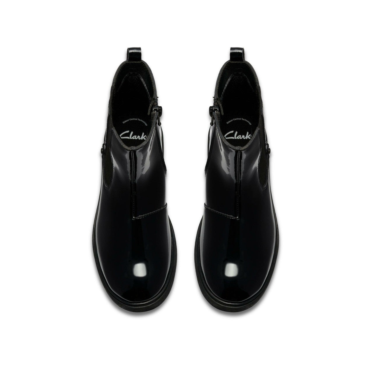 Astrol Orin Kid Black Patent Clarks Kids