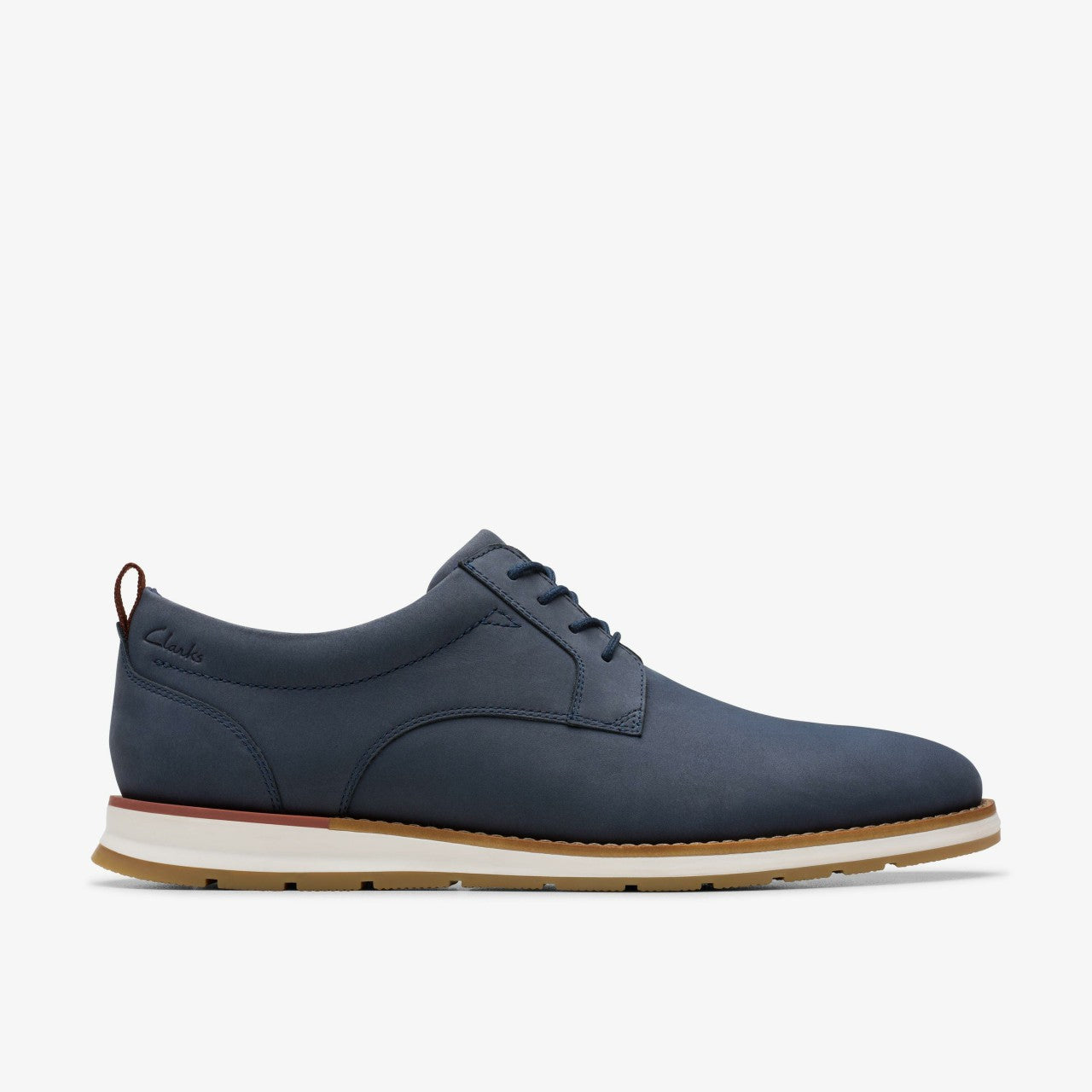 Lapford Lace Navy Nubuck Clarks Men