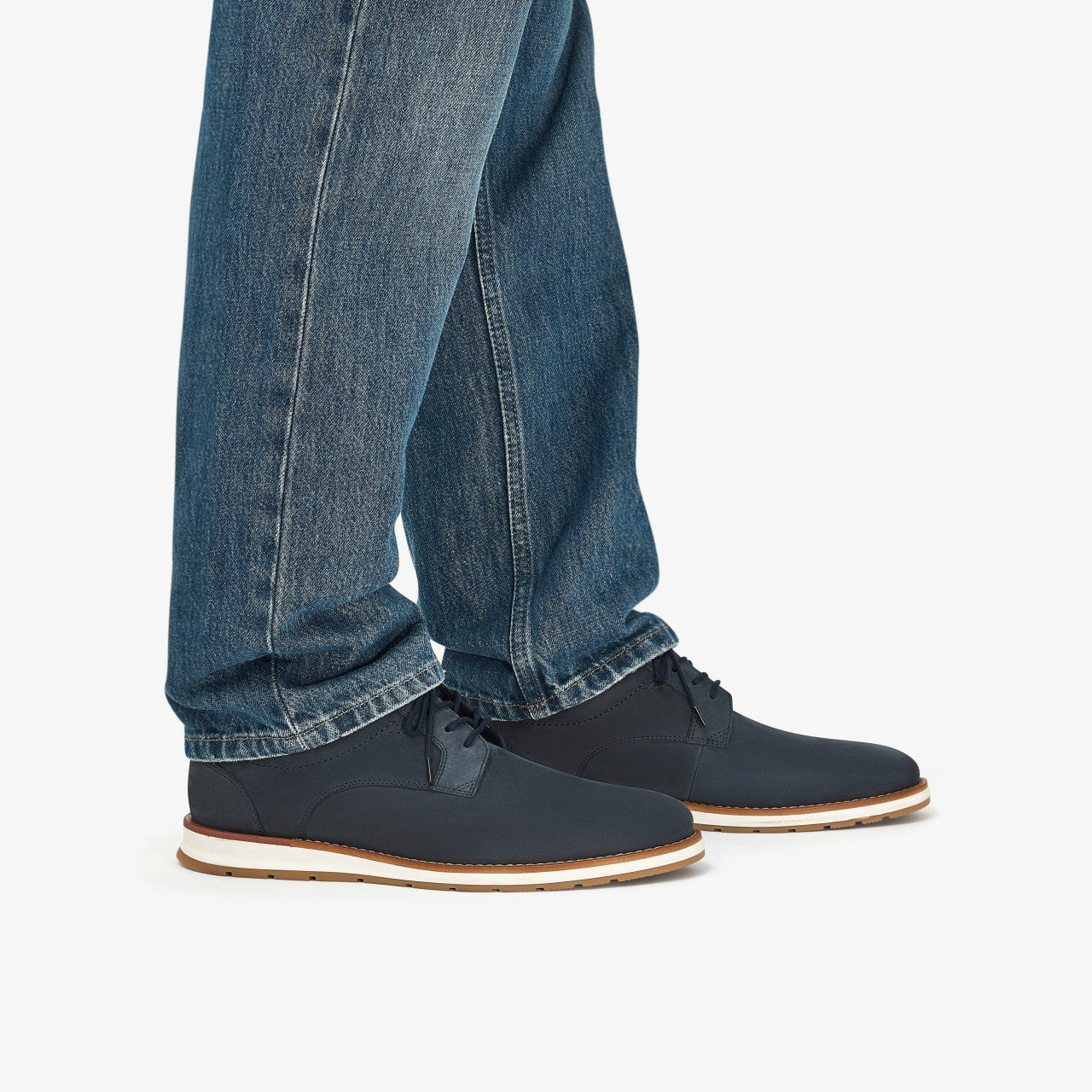 Lapford Lace Navy Nubuck Clarks Men