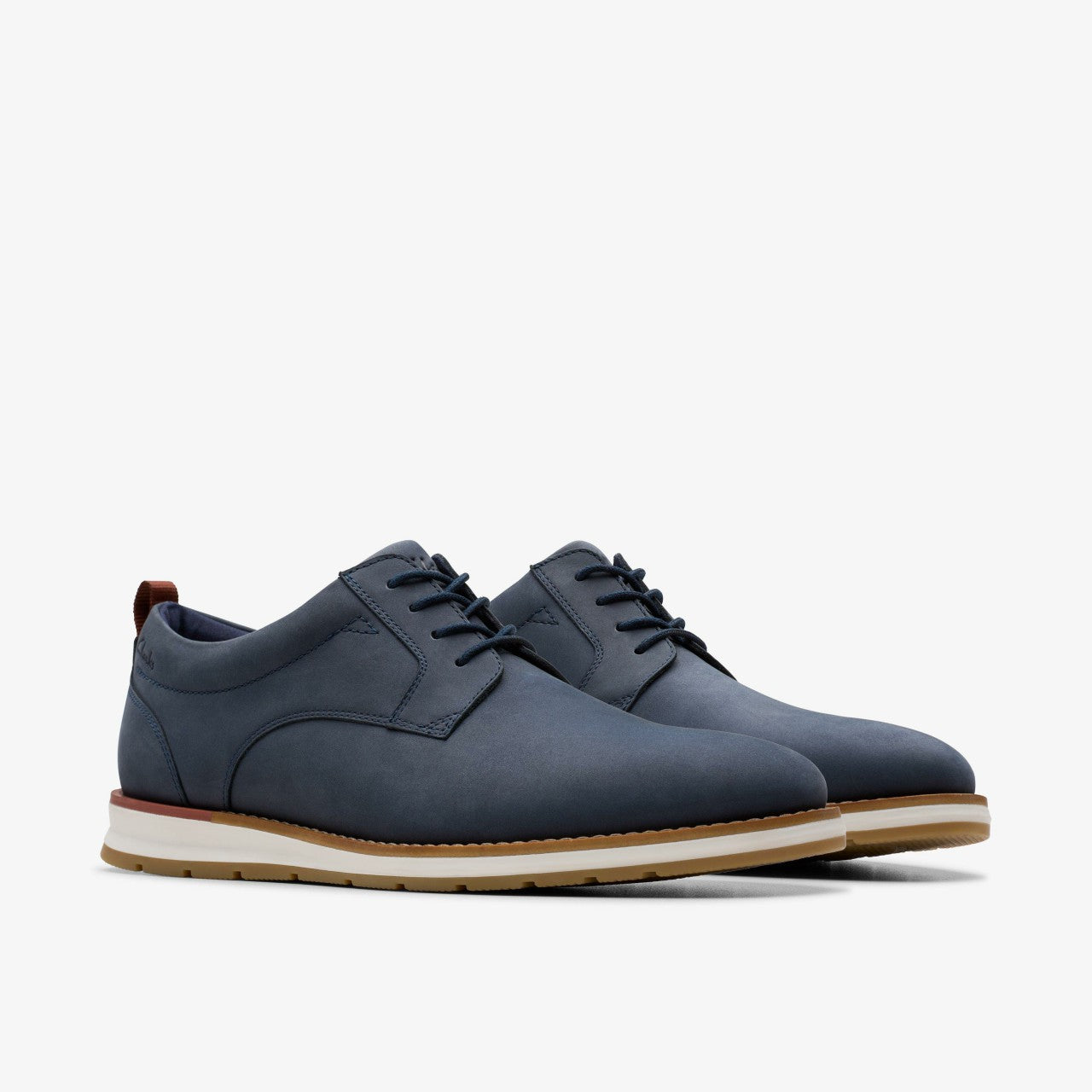 Lapford Lace Navy Nubuck Clarks Men