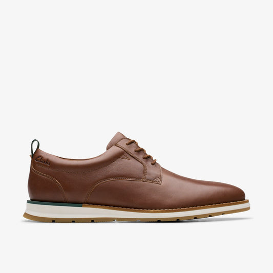 Lapford Lace Tan Leather Clarks Men