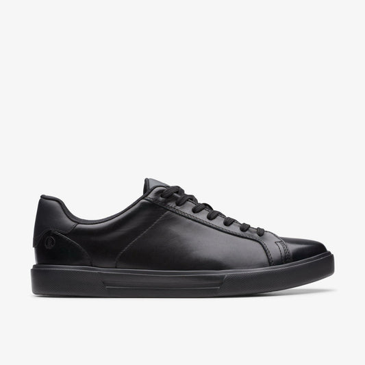 Romsey Lace Black Leather Clarks Men