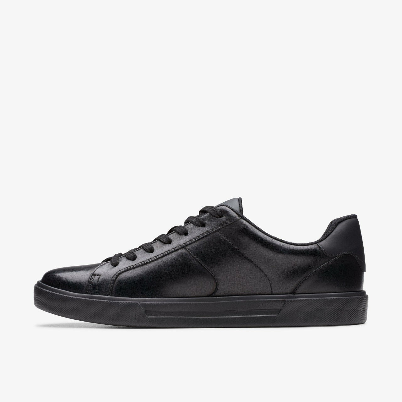 Romsey Lace Black Leather Clarks Men