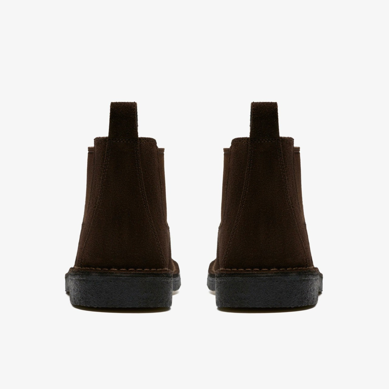 Desert Chelsea Dark Brown Suede Clarks Men