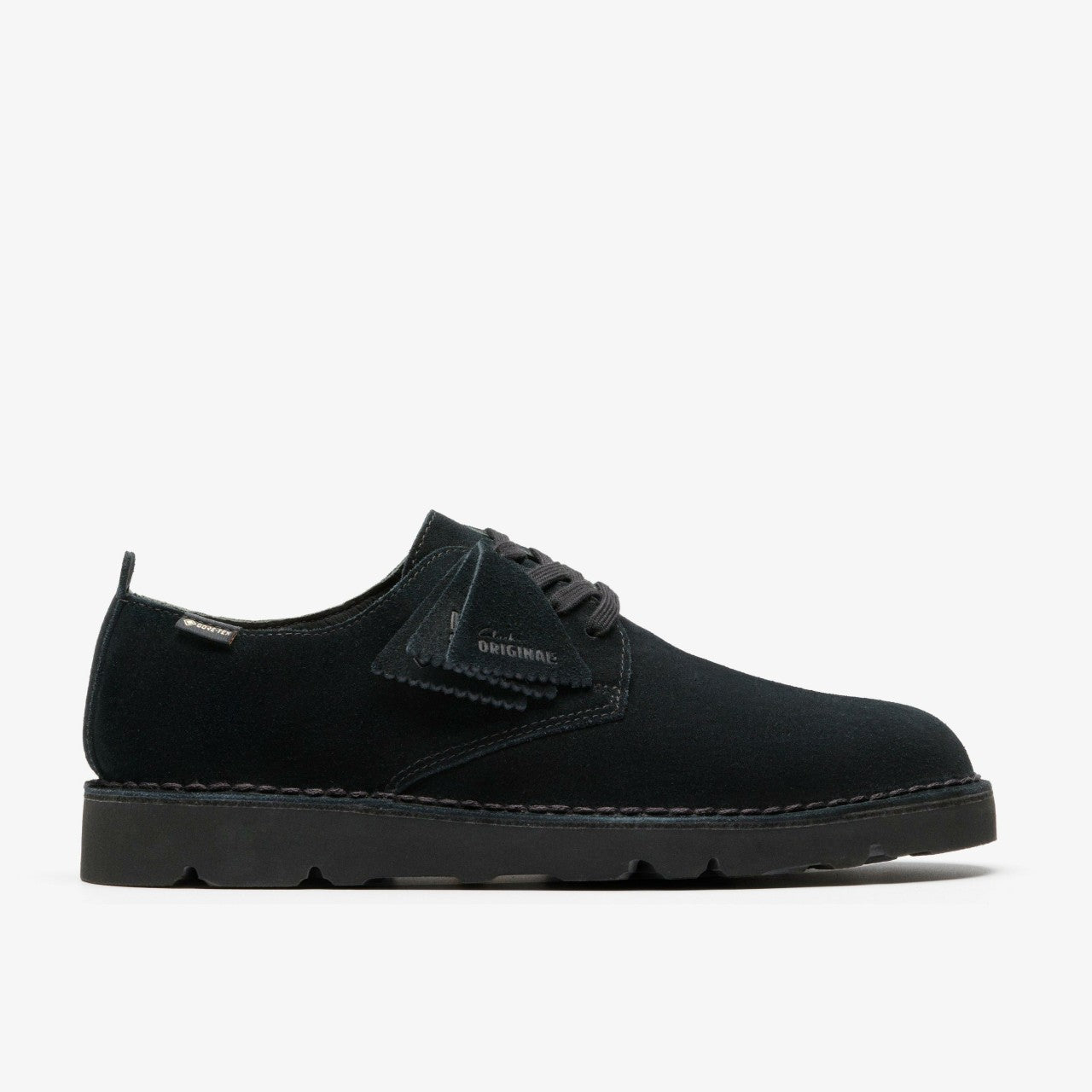 Desert London GORE-TEX Black Suede Clarks Men