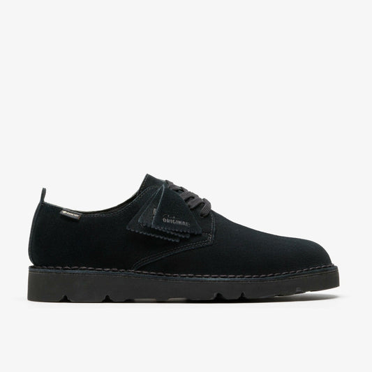 Desert London GORE-TEX Black Suede Clarks Men