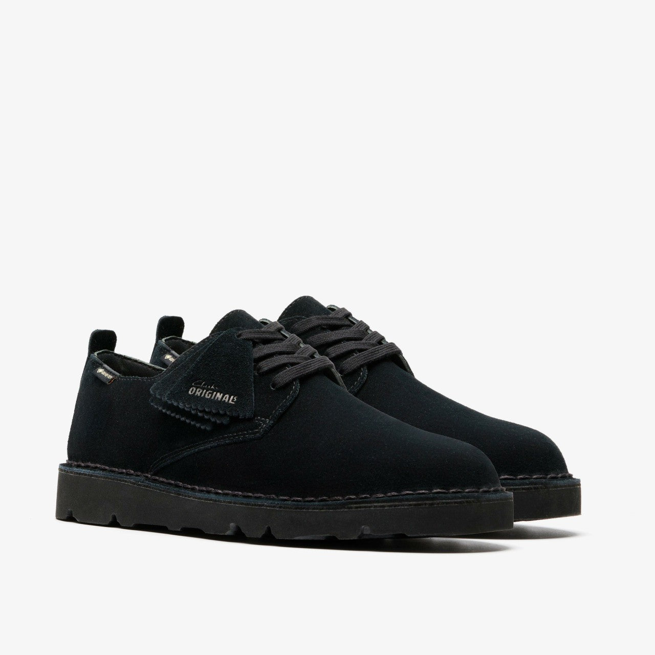 Desert London GORE-TEX Black Suede Clarks Men