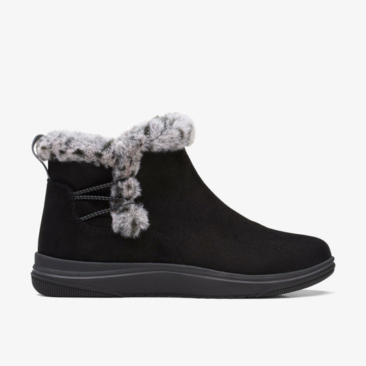Brinkley Fur Black Clarks Women