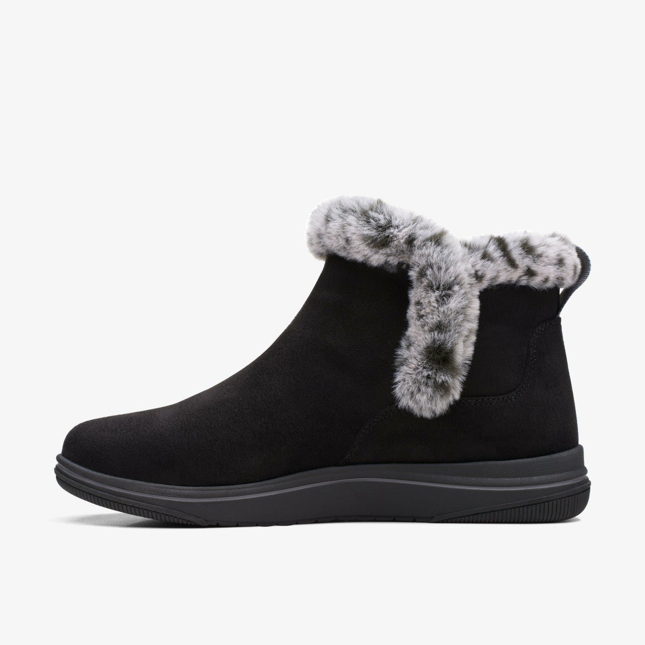 Brinkley Fur Black Clarks Women