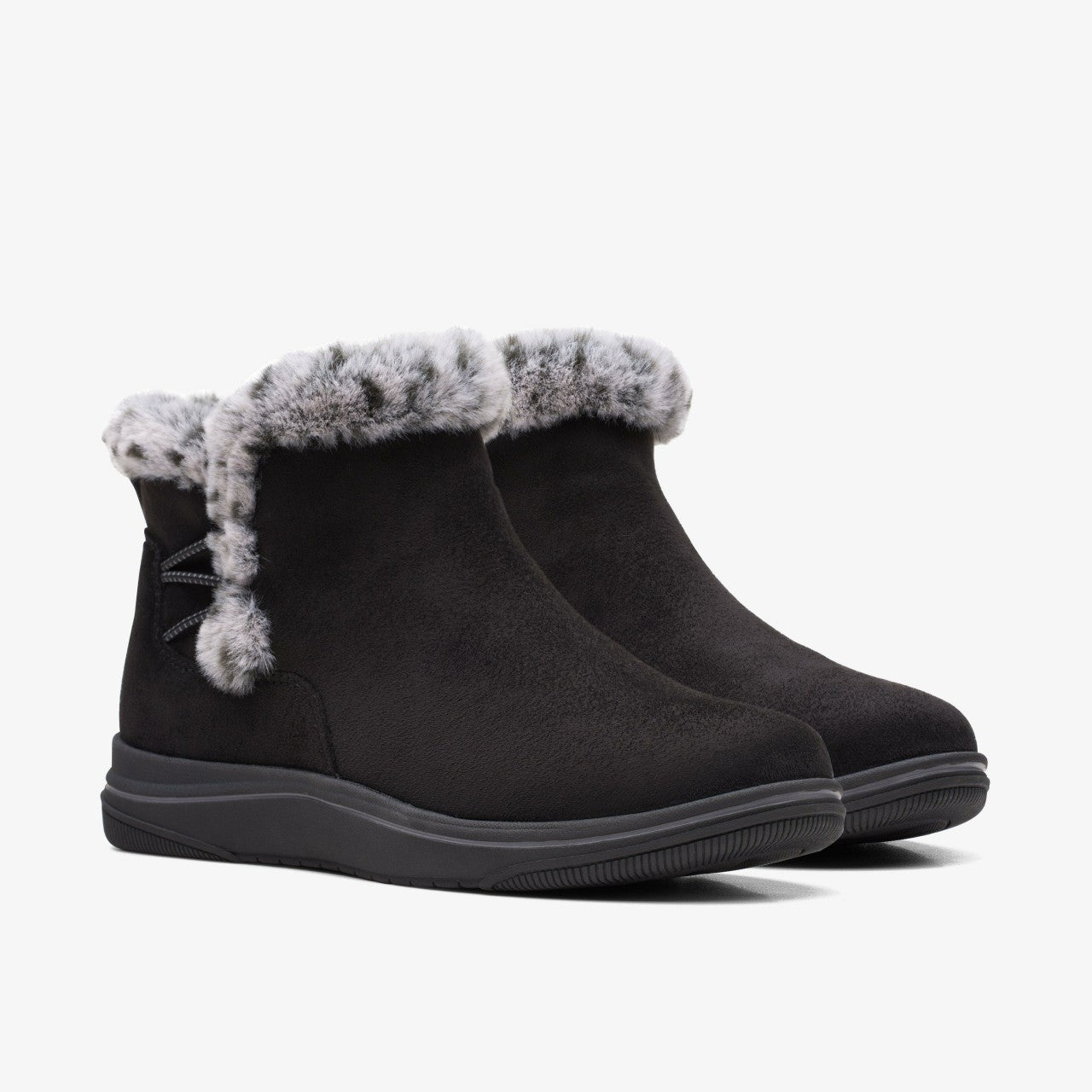 Brinkley Fur Black Clarks Women