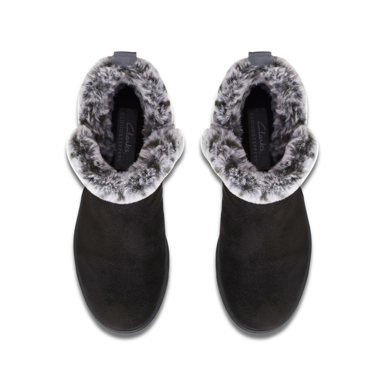 Brinkley Fur Black Clarks Women