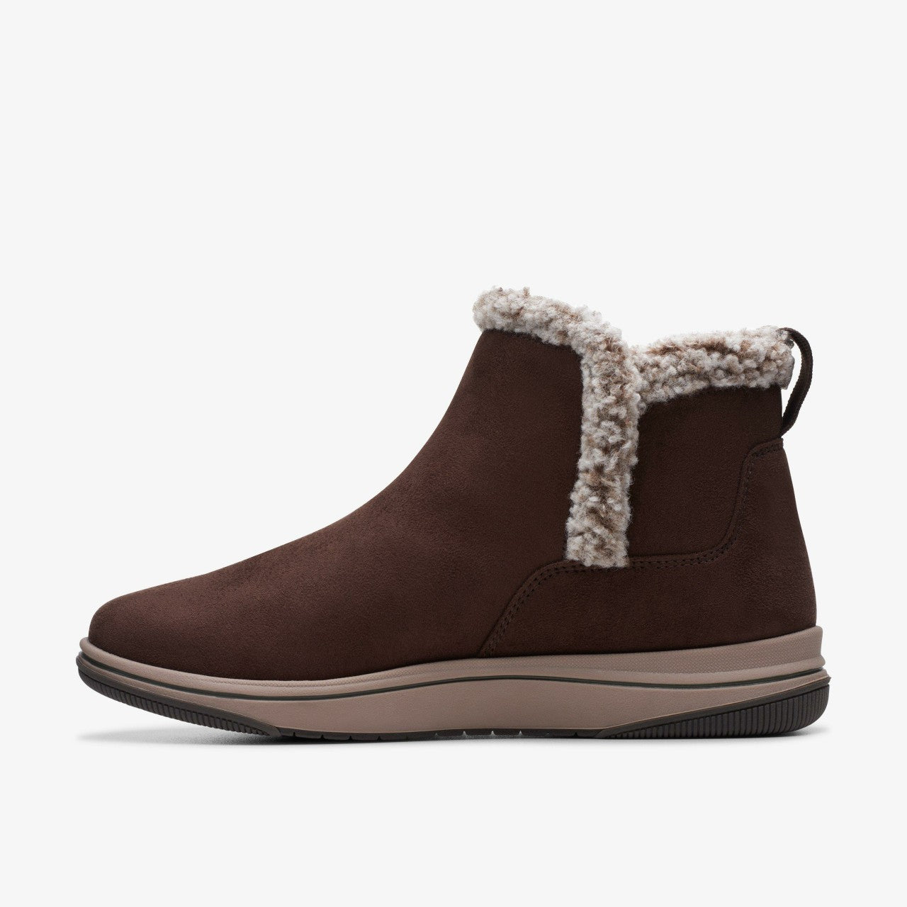 Brinkley Fur Dark Brown Clarks Women