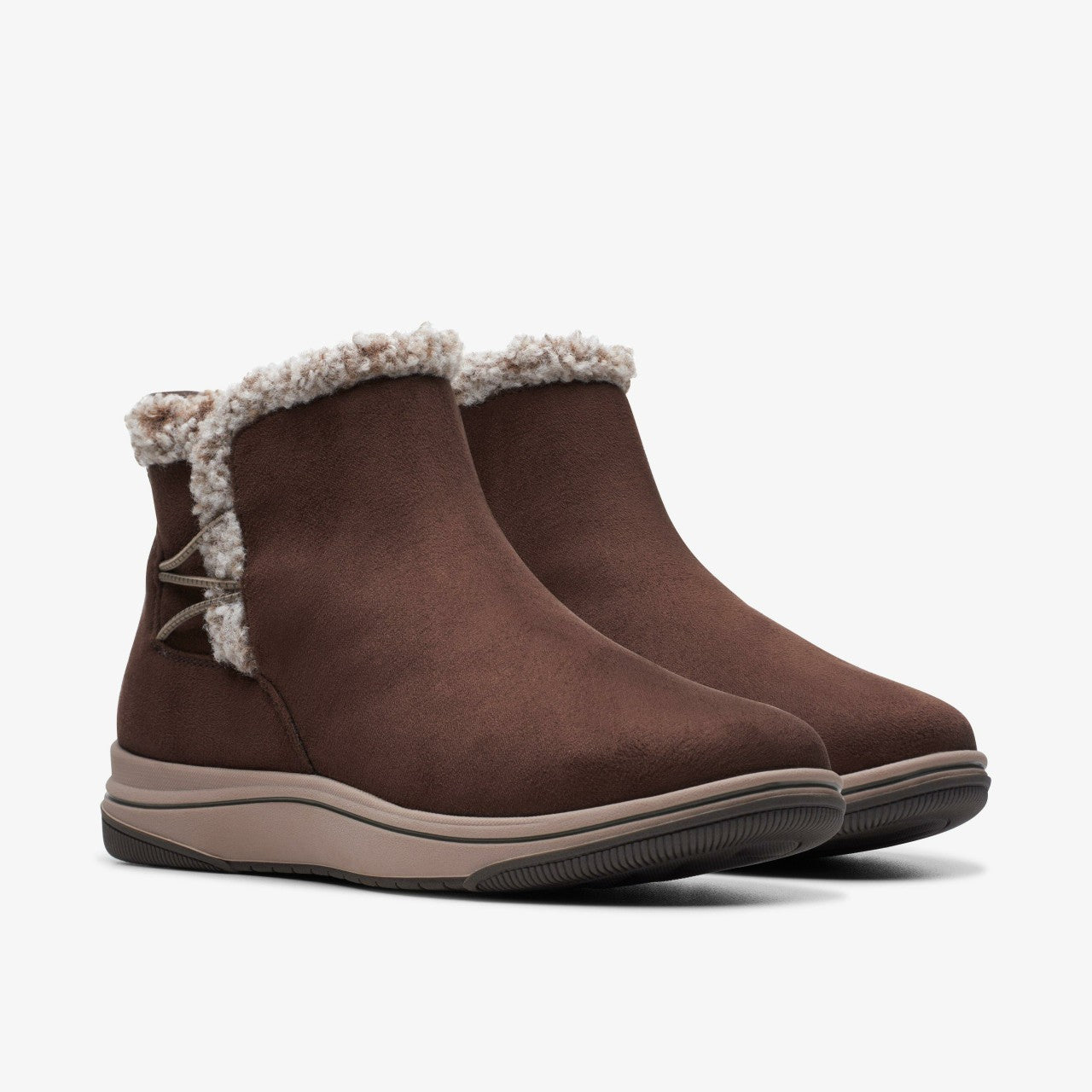 Brinkley Fur Dark Brown Clarks Women
