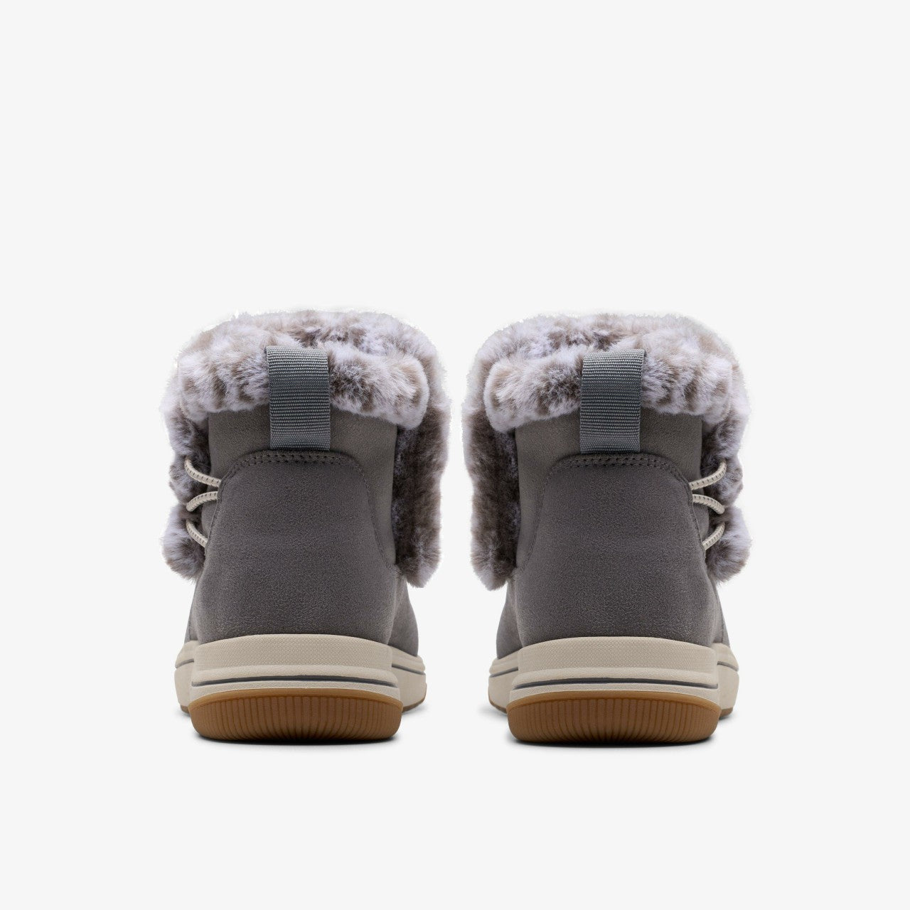 Brinkley Fur Dark Grey Clarks Women