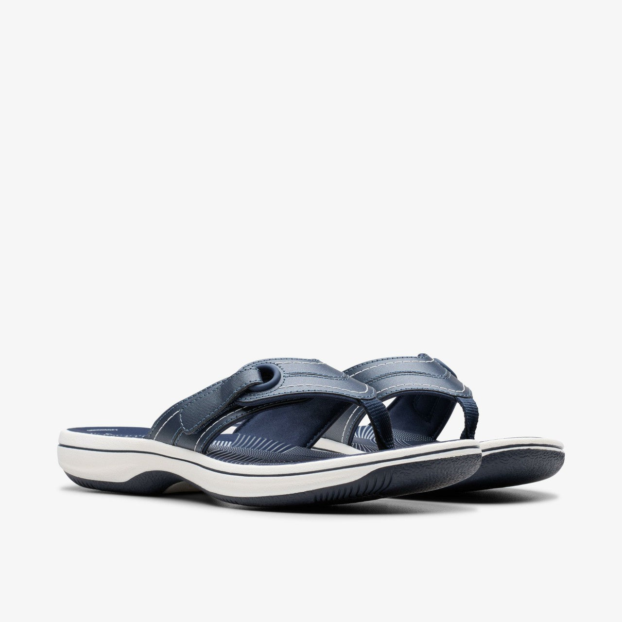 Brinkley Reyna Navy Clarks Women
