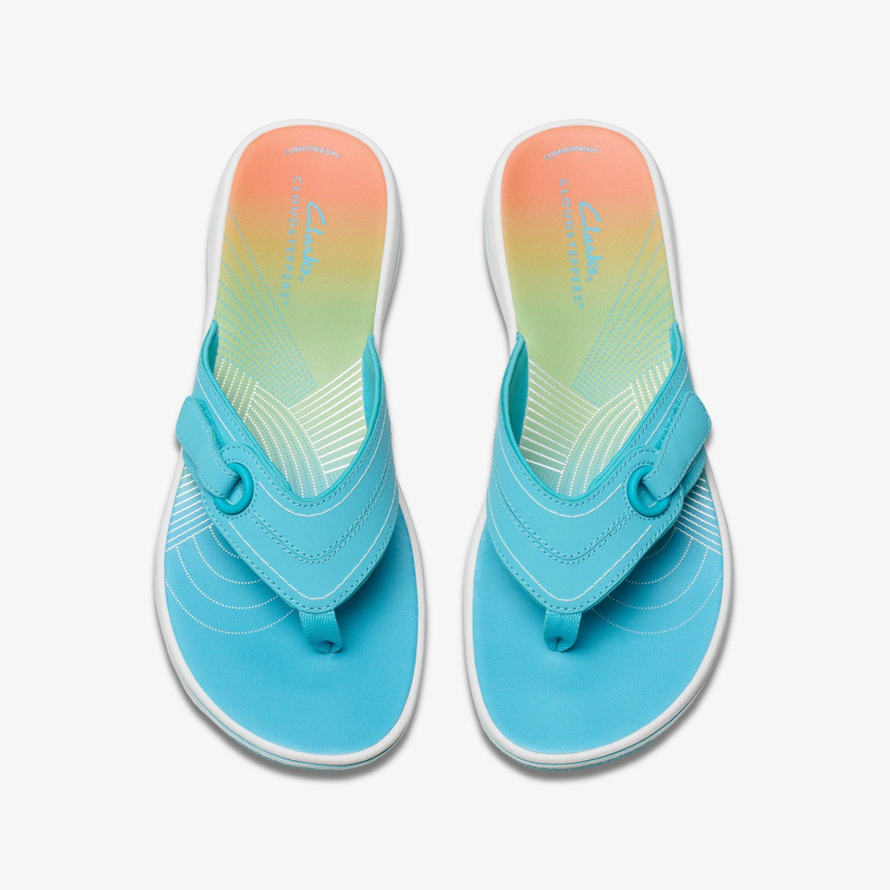 Brinkley Reyna Turquoise Ombre Clarks Women