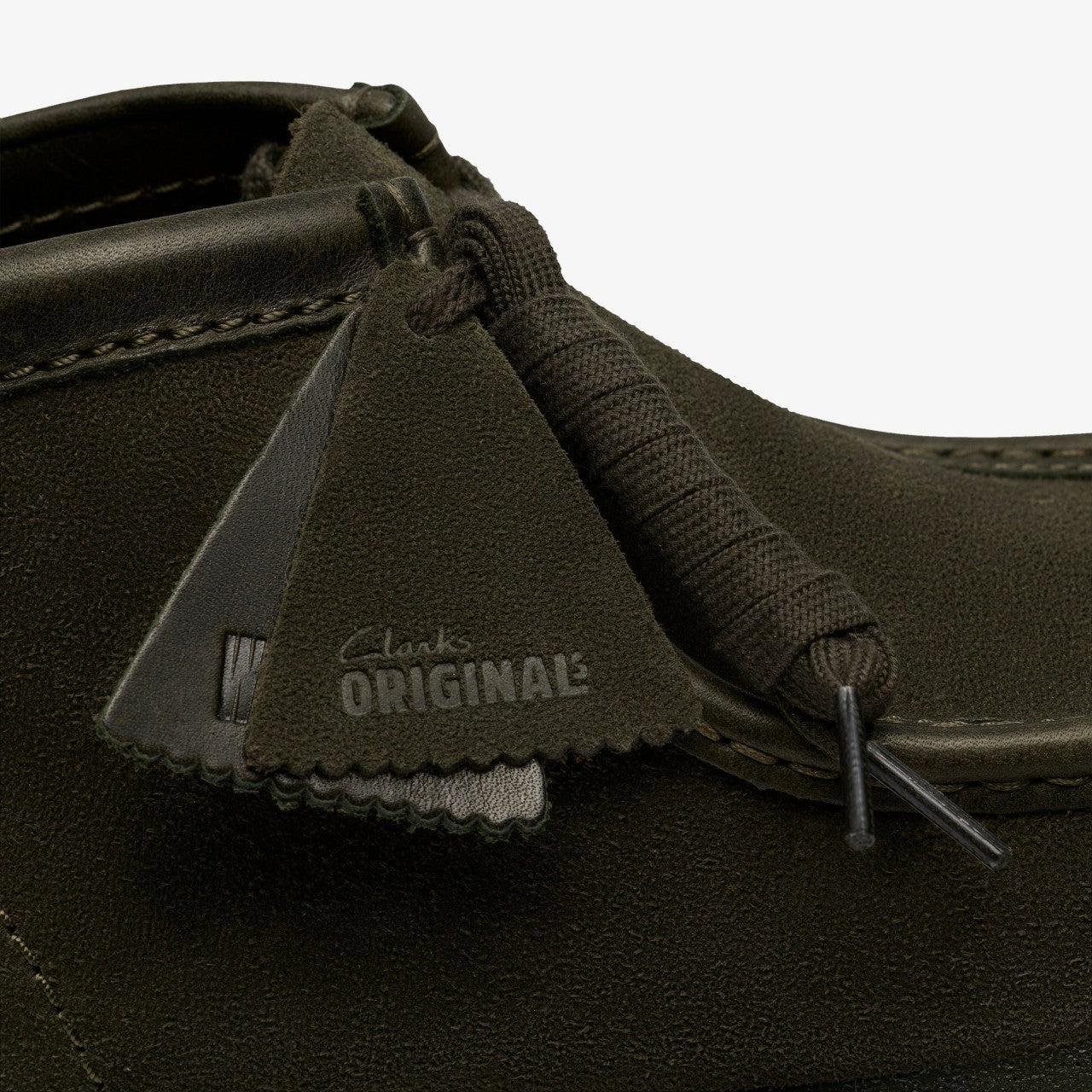 Wallabee Boot Loden Green Suede Clarks Men