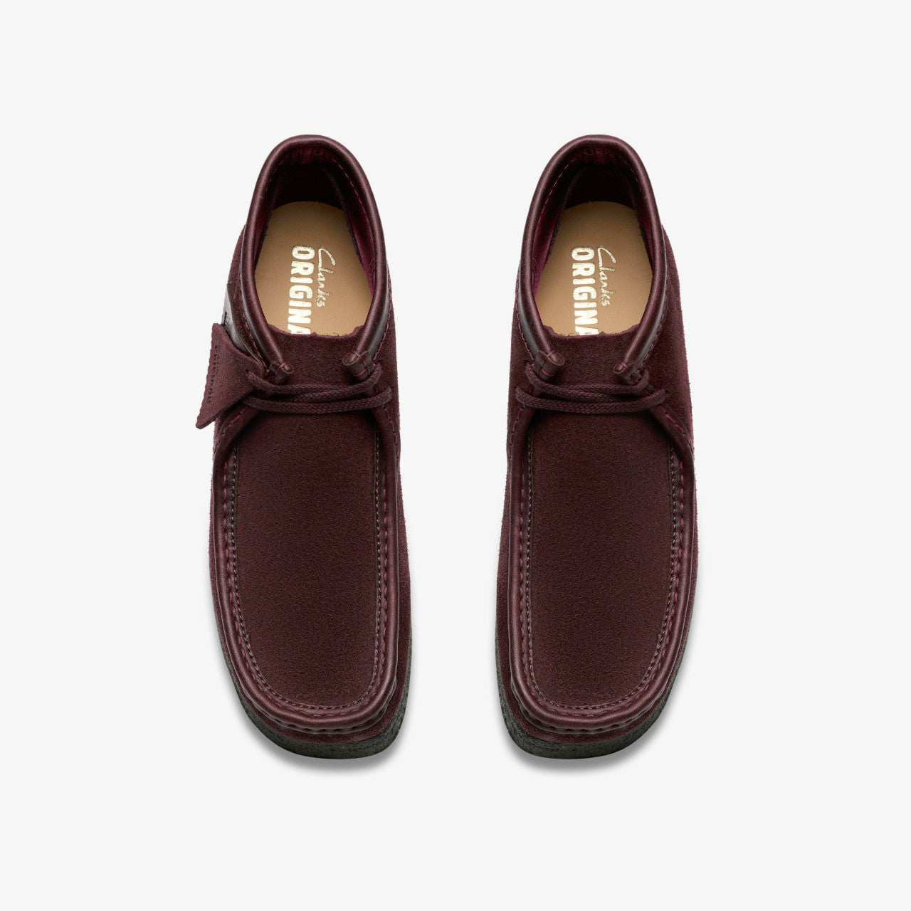 Wallabee Boot Purple Grape Suede Clarks Men