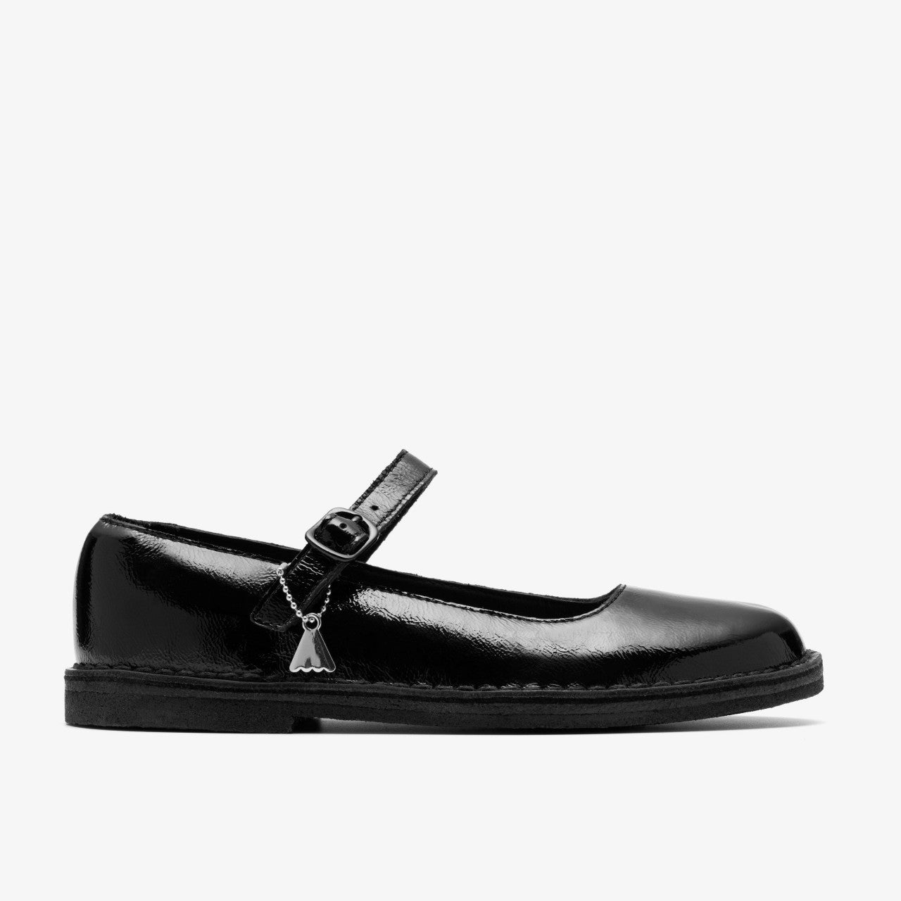 Desert Jane Black Patent Clarks Women