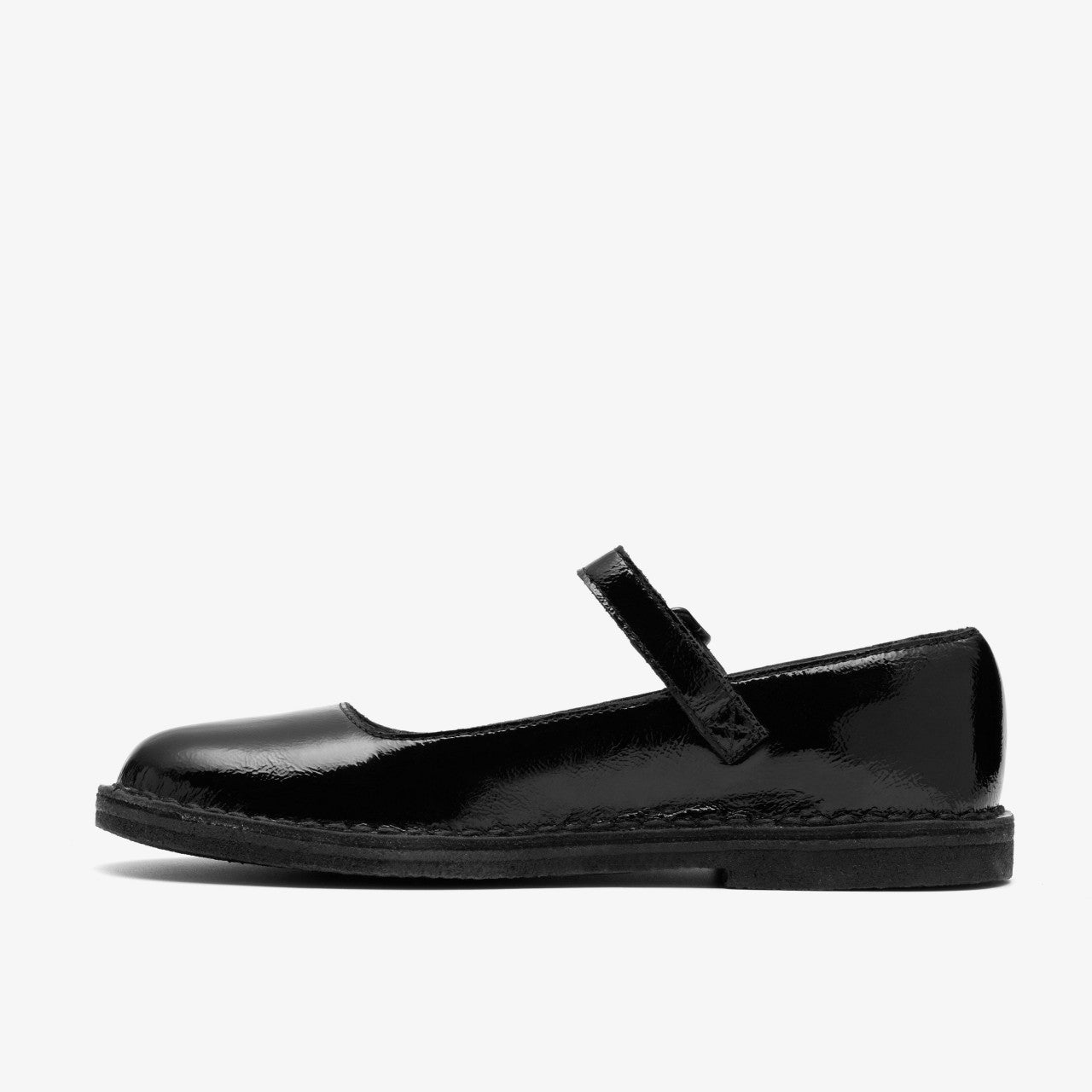 Desert Jane Black Patent Clarks Women