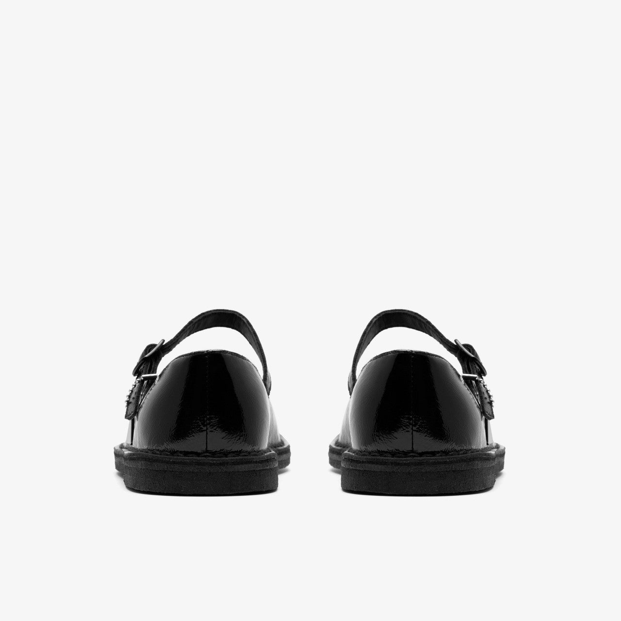 Desert Jane Black Patent Clarks Women