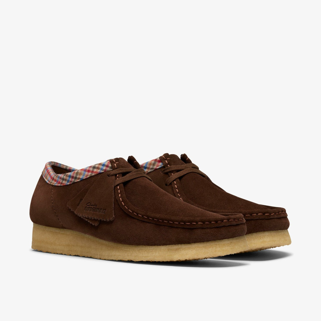 Wallabee Chocolate Combination Clarks Men