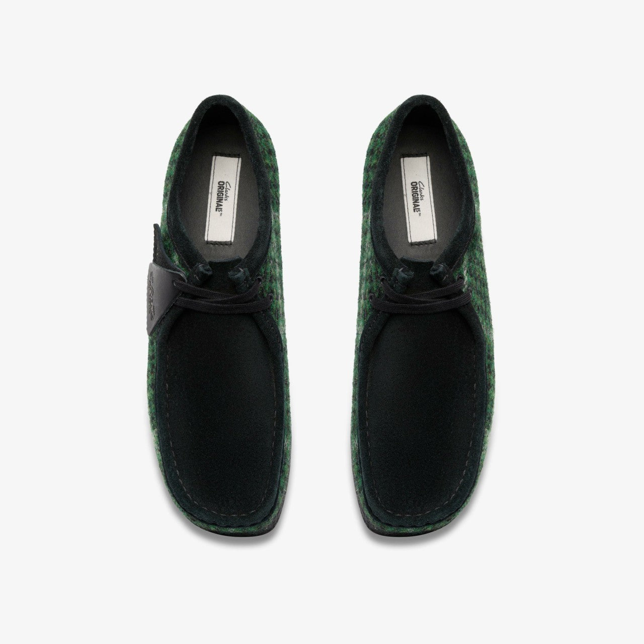 Wallabee Green Tweed Combination Clarks Men