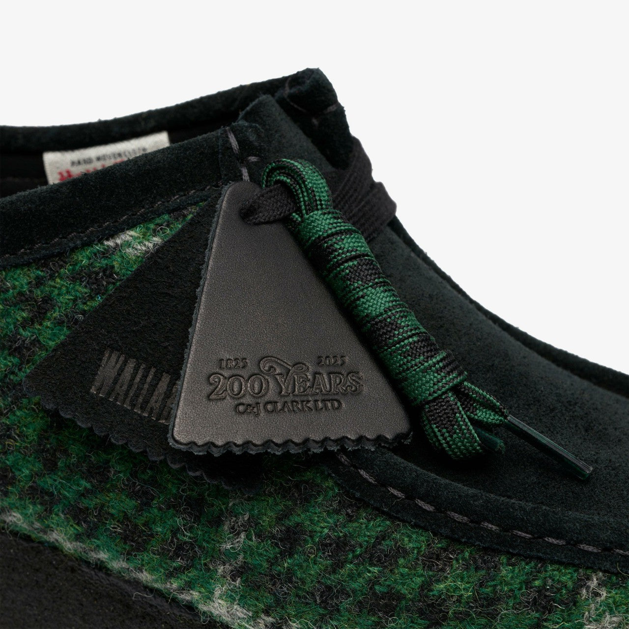 Wallabee Green Tweed Combination Clarks Men