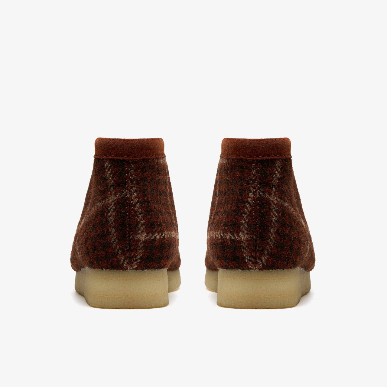 Wallabee Boot Rust Tweed Combination Clarks Men