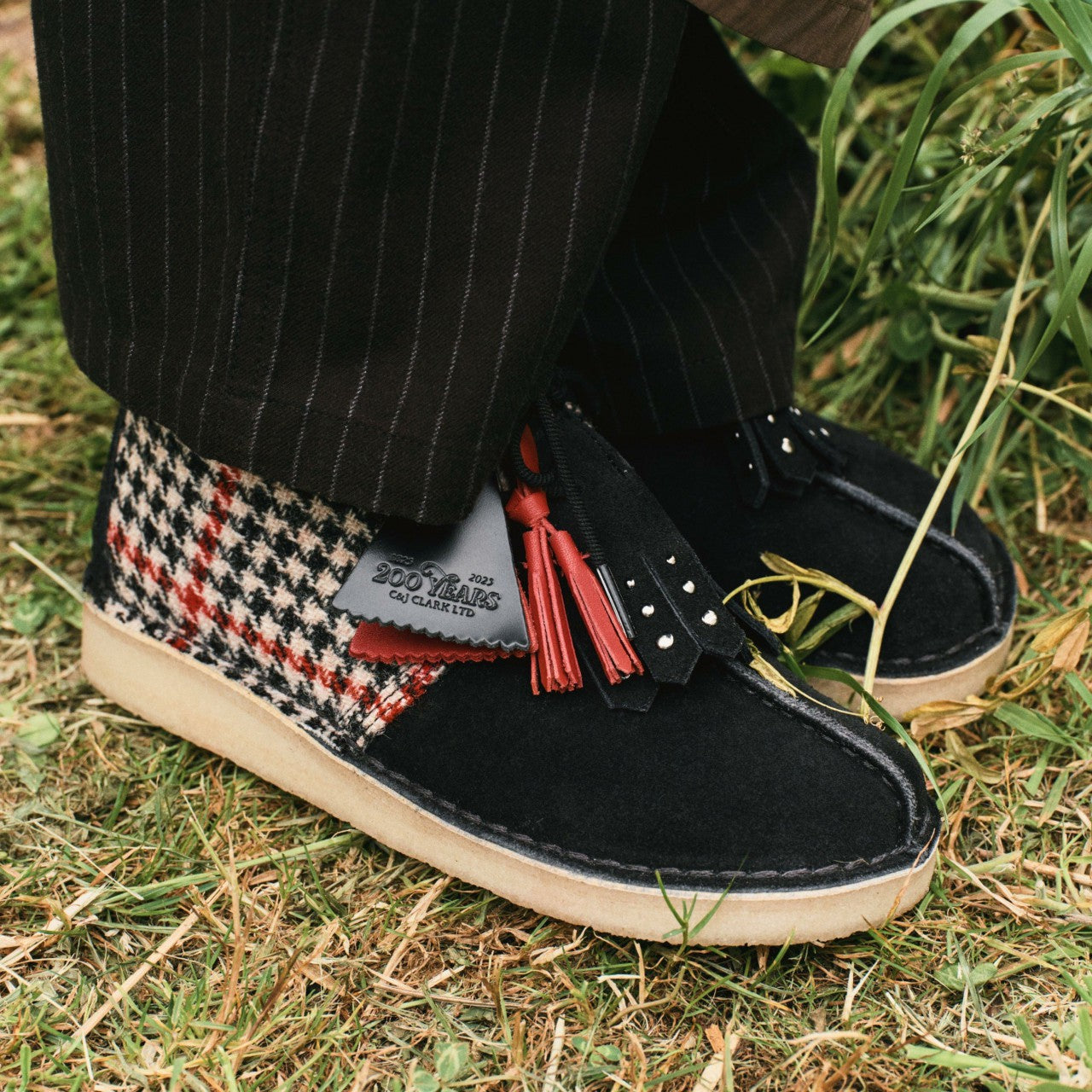 Desert Trek Black Tweed Combination Clarks Women
