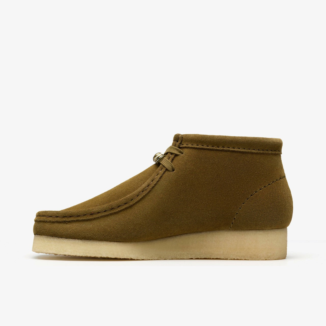 Wallabee Boot Green Suede Clarks Women