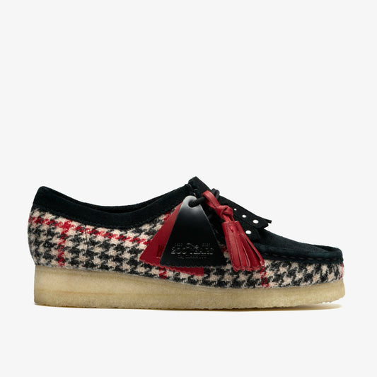 Wallabee Black Tweed Combination Clarks Women