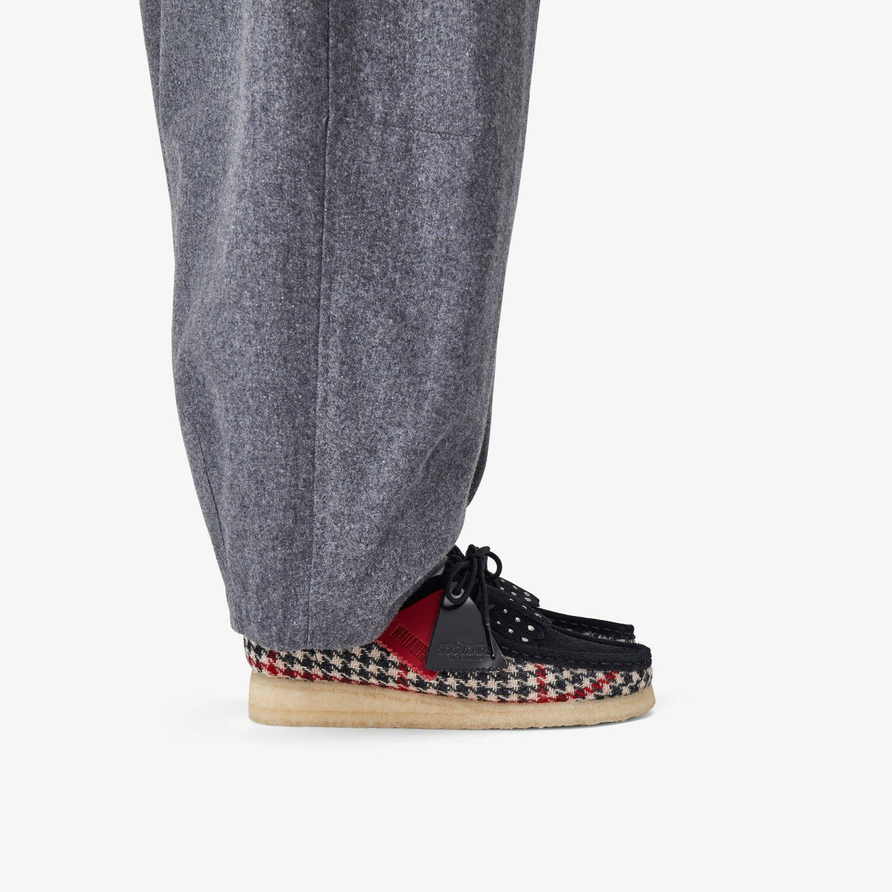 Wallabee Black Tweed Combination Clarks Women