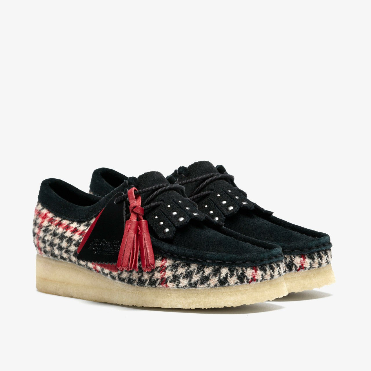 Wallabee Black Tweed Combination Clarks Women