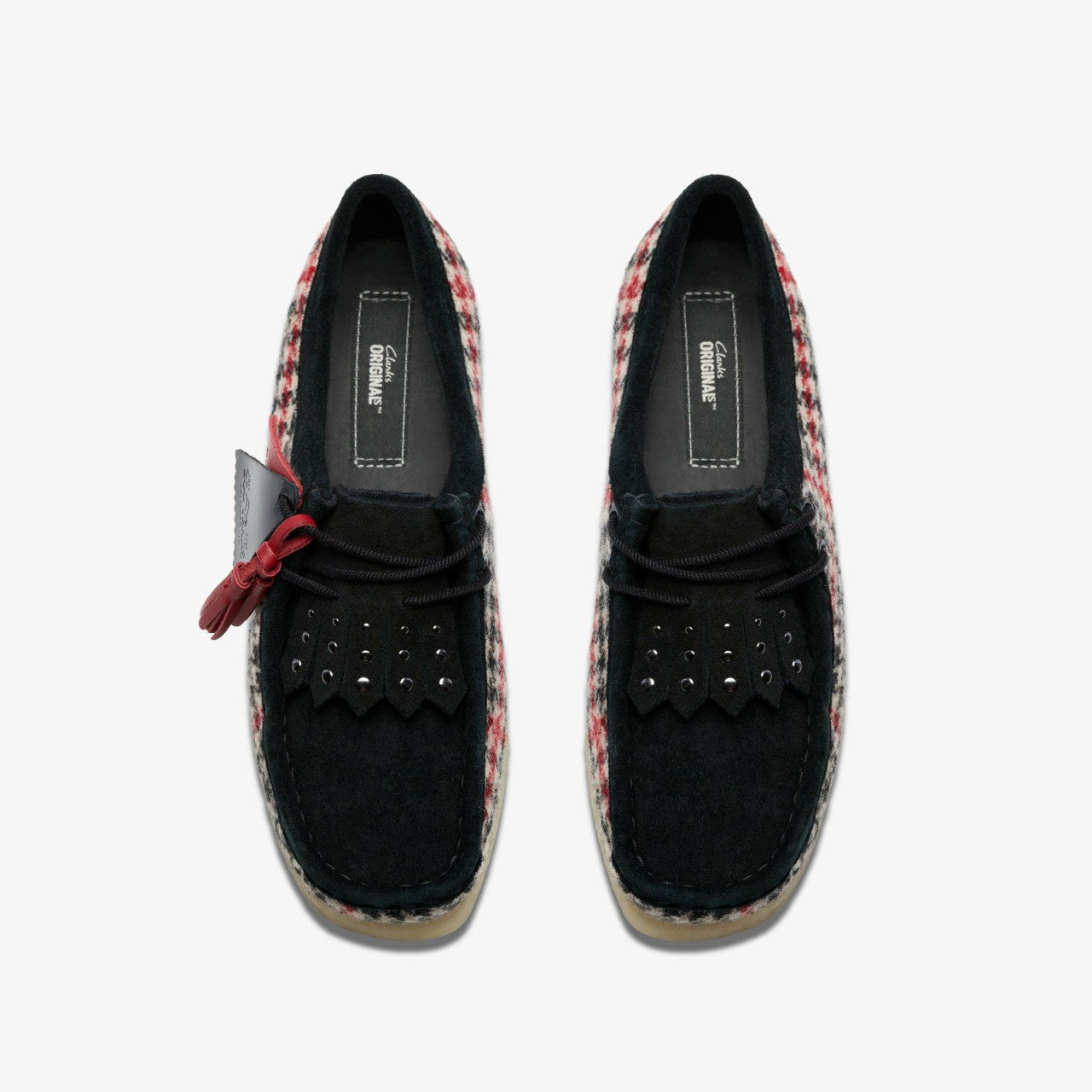 Wallabee Black Tweed Combination Clarks Women