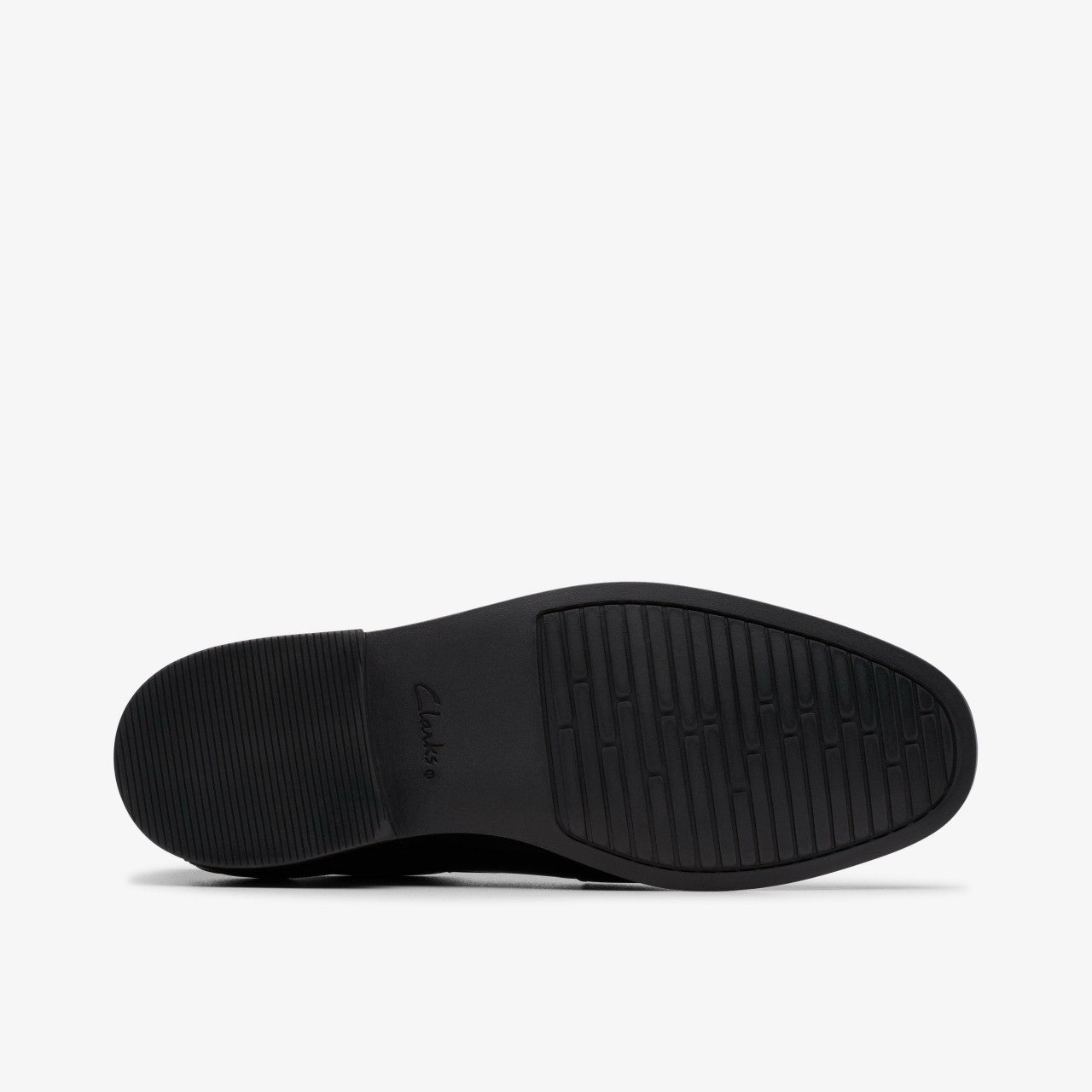 Jonwin Step Youth Black Leather Clarks Kids