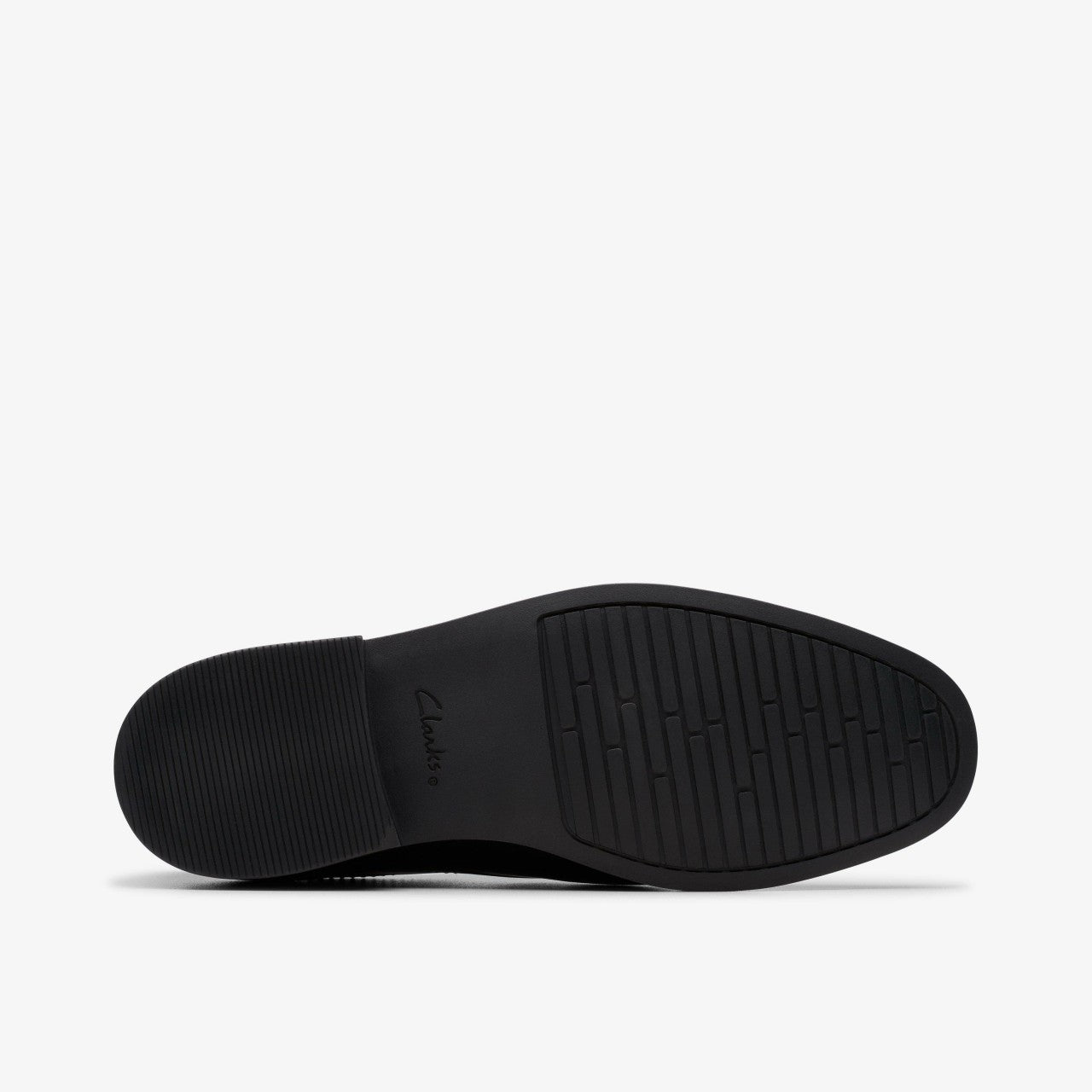 Jonwin Loop Youth Black Leather Clarks Kids