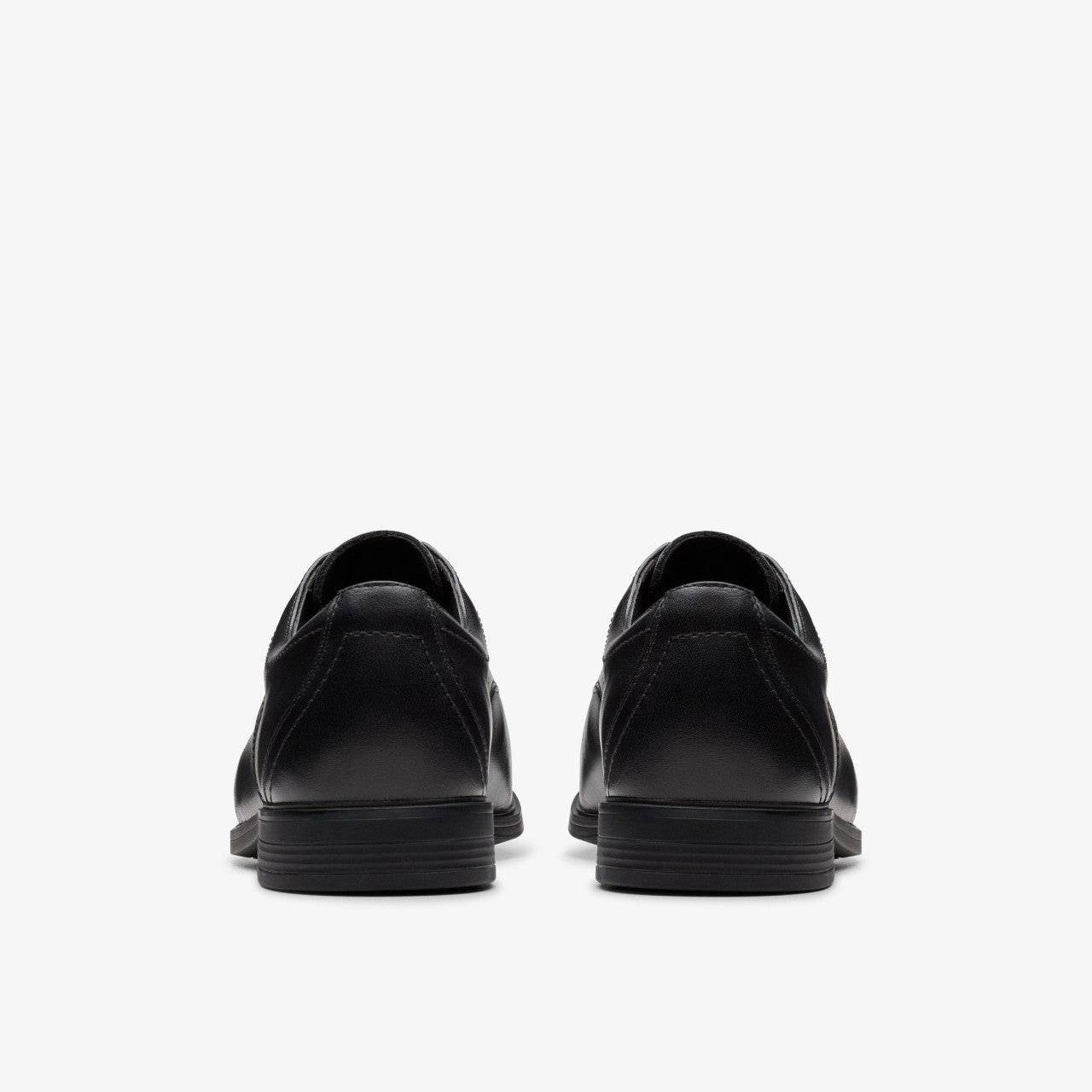 Jonwin Loop Youth Black Leather Clarks Kids