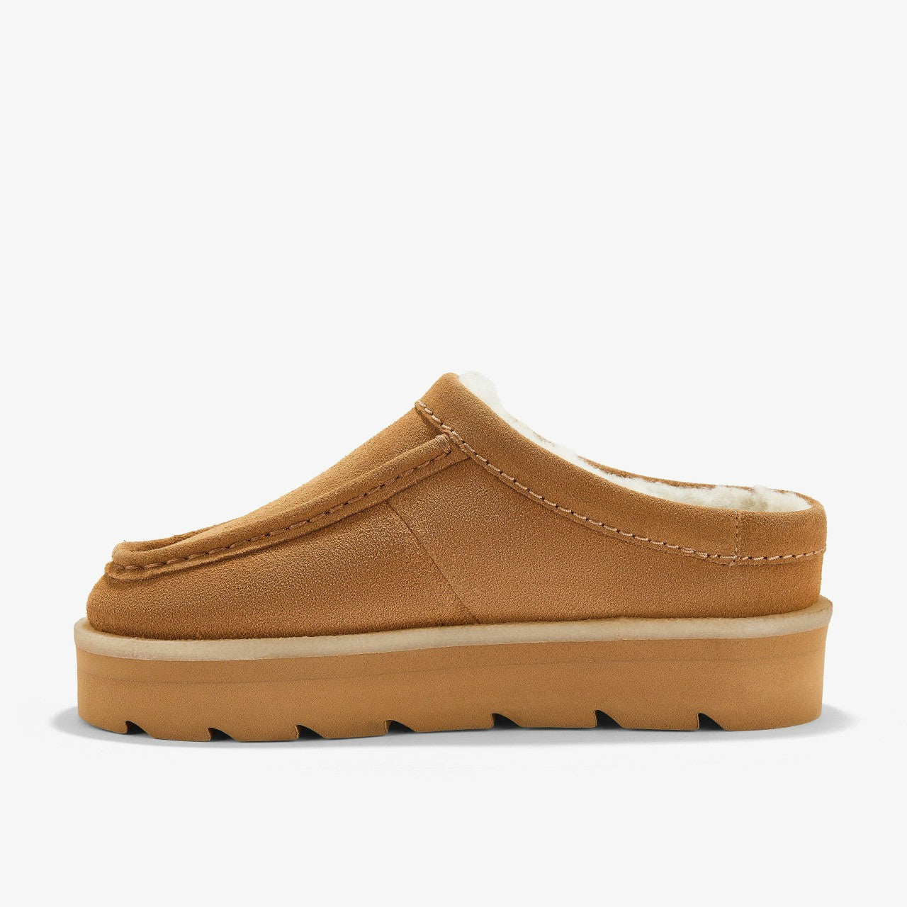 Meare Mule Caramel Warmlined Clarks Women